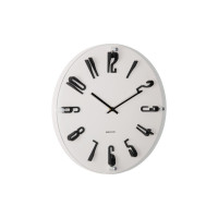 Nástenné hodiny Esencia Elevated Karlsson KA6090WG, 40cm