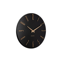 Nástenné hodiny Esmerado Karlsson KA6072BK, 40cm
