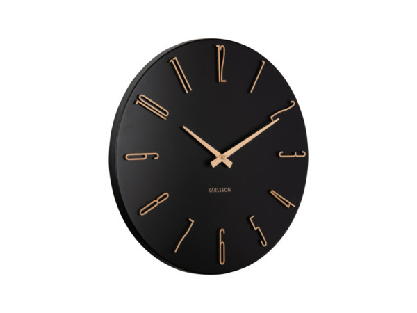 Nástenné hodiny Esmerado Karlsson KA6072BK, 40cm Nástenné hodiny Esmerado Karlsson KA6072BK, 40cm