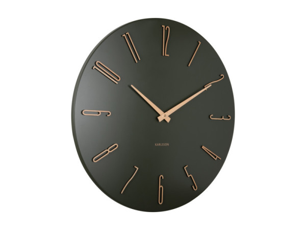 Nástenné hodiny Karlsson KA6073GR Esmerado | Luxury Green (60 cm) Nástenné hodiny Karlsson KA6073GR Esmerado | Luxury Green (60 cm)