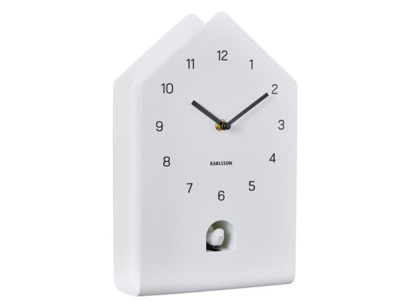 Nástenné kukučkové hodiny Fino Cuckoo Karlsson KA6076WH, 29cm Nástenné kukučkové hodiny Fino Cuckoo Karlsson KA6076WH, 29cm