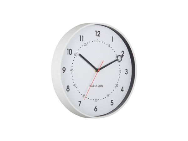 Nástenné hodiny Fresco Karlsson KA6038WH, 32cm Nástenné hodiny Fresco Karlsson KA6038WH, 32cm