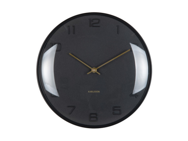Nástenné hodiny Fuerte Dome Karlsson KA6084BK, 31cm Nástenné hodiny Fuerte Dome Karlsson KA6084BK, 31cm