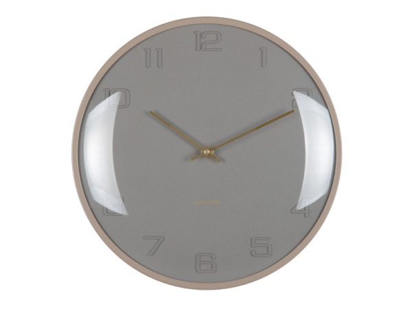 Nástenné hodiny Fuerte Dome Karlsson KA6084GY, 31cm Nástenné hodiny Fuerte Dome Karlsson KA6084GY, 31cm