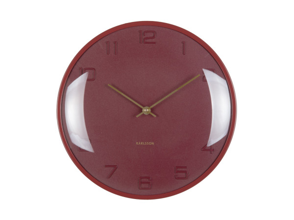 Nástenné hodiny Fuerte Dome Karlsson KA6084RD, 31cm Nástenné hodiny Fuerte Dome Karlsson KA6084RD, 31cm