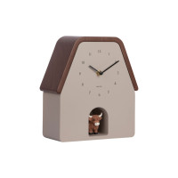 Nástenné hodiny Highland Cow Cuckoo Karlsson KA6162WG, šedá Nástenné hodiny Highland Cow Cuckoo Karlsson KA6162WG, šedá