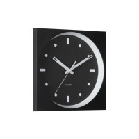 Nástenné hodiny Incesante Square Karlsson KA6111BK, 25cm