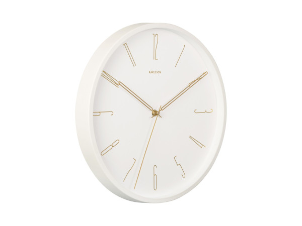 Nástenné hodiny Karlsson KA5898WH (35 cm) | Elegant White Nástenné hodiny Karlsson KA5898WH (35 cm) | Elegant White