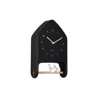 Nástenné hodiny Love Birds Karlsson KA6130BK, 32cm