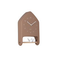 Nástenné hodiny Love Birds Karlsson KA6130BR, 32cm