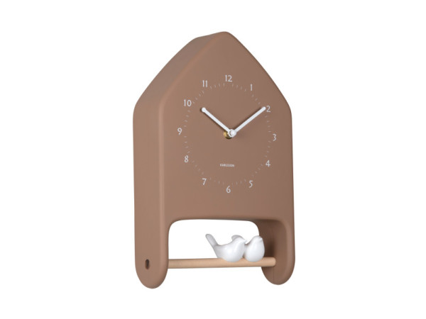 Nástenné hodiny Love Birds Karlsson KA6130BR, 32cm Nástenné hodiny Love Birds Karlsson KA6130BR, 32cm