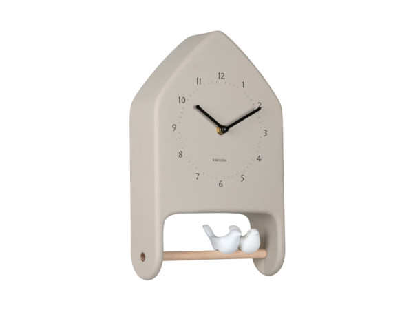 Nástenné hodiny Love Birds Karlsson KA6130WG, 32cm Nástenné hodiny Love Birds Karlsson KA6130WG, 32cm