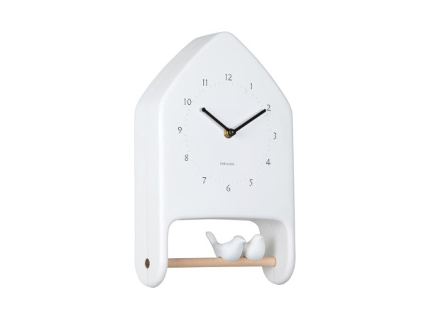 Nástenné hodiny Love Birds Karlsson KA6130WH, 32cm Nástenné hodiny Love Birds Karlsson KA6130WH, 32cm