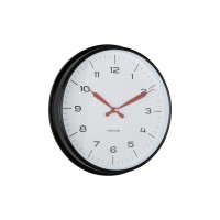 Nástenné hodiny Modern Factory Karlsson KA6056BK, 30cm