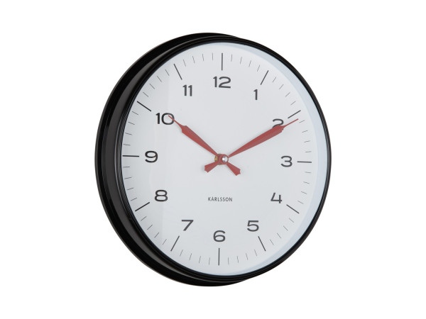 Nástenné hodiny Modern Factory Karlsson KA6056BK, 30cm Nástenné hodiny Modern Factory Karlsson KA6056BK, 30cm