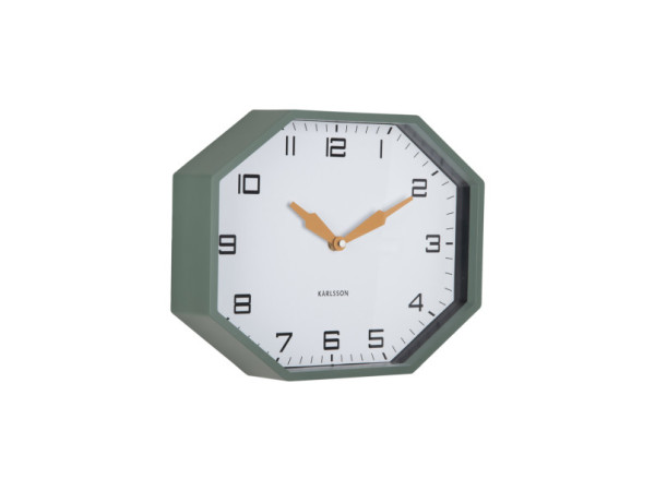 Nástenné hodiny Modern Factory Octagon Karlsson KA6067GR, 32cm Nástenné hodiny Modern Factory Octagon Karlsson KA6067GR, 32cm