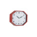 Nástenné hodiny Modern Factory Octagon Karlsson KA6067RD, 32cm
