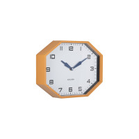 Nástenné hodiny Modern Factory Octagon Karlsson KA6067YE, 32cm