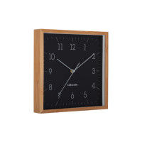Nástenné hodiny Neat Cuadrado Karlsson KA6114BK, 29cm