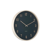 Nástenné hodiny Nervadura Karlsson KA6117BK, 41cm