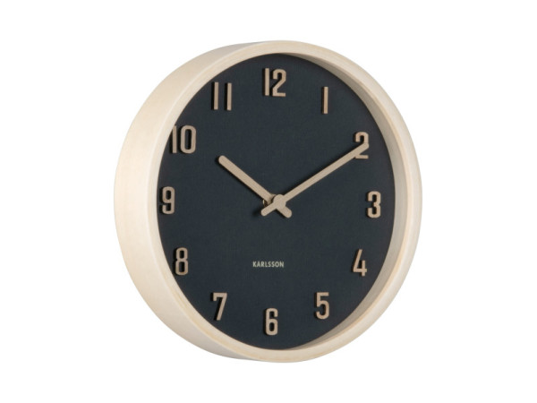Nástenné hodiny Nervadura Small Karlsson KA6116BK, 22cm Nástenné hodiny Nervadura Small Karlsson KA6116BK, 22cm