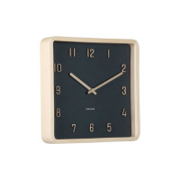 Nástenné hodiny Nervadura Square Karlsson KA6118BK, 26cm