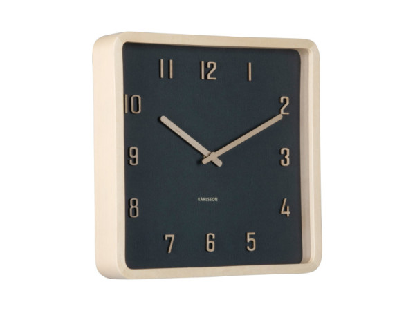 Nástenné hodiny Nervadura Square Karlsson KA6118BK, 26cm Nástenné hodiny Nervadura Square Karlsson KA6118BK, 26cm