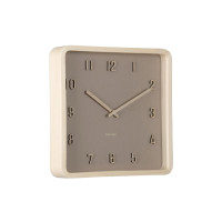 Nástenné hodiny Nervadura Square Karlsson KA6118BR, 26cm