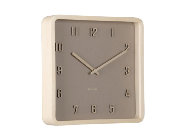 Nástenné hodiny Nervadura Square Karlsson KA6118BR, 26cm Nástenné hodiny Nervadura Square Karlsson KA6118BR, 26cm