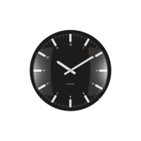 Nástenné hodiny Realista Dome Karlsson KA6086BK, 35cm