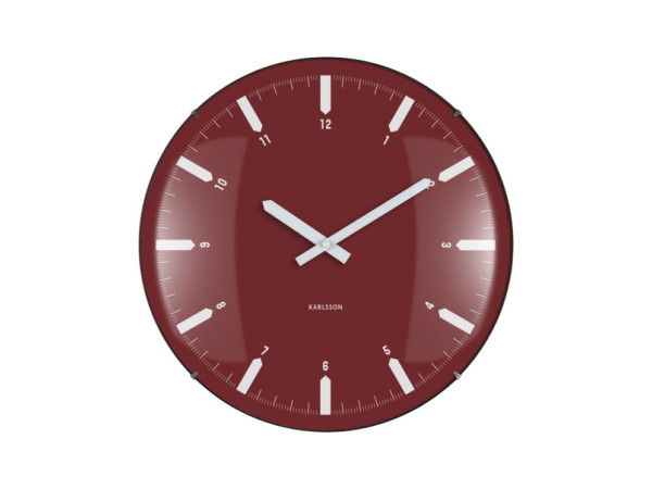 Nástenné hodiny Realista Dome Karlsson KA6086RD, 35cm Nástenné hodiny Realista Dome Karlsson KA6086RD, 35cm