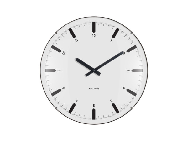 Nástenné hodiny Realista Dome Karlsson KA6086WH, 35cm Nástenné hodiny Realista Dome Karlsson KA6086WH, 35cm