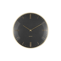 Nástenné hodiny Riqueza Karlsson KA6091BK, 35cm