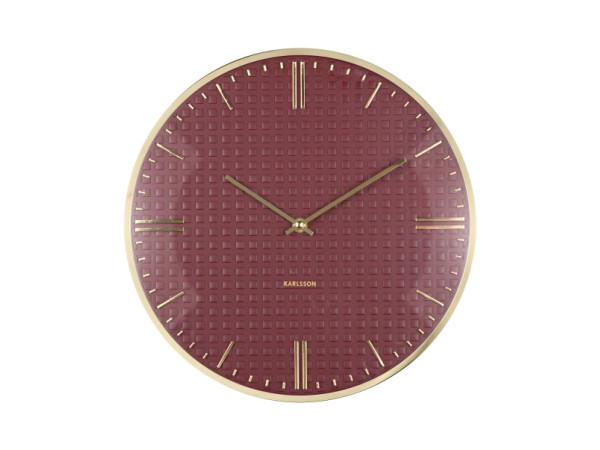 Nástenné hodiny Riqueza Karlsson KA6091RD, 35cm Nástenné hodiny Riqueza Karlsson KA6091RD, 35cm
