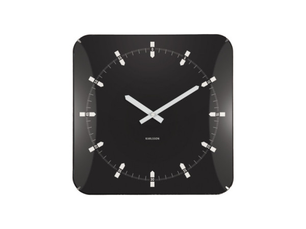 Nástenné hodiny Sucinto Dome Square Karlsson KA6085BK, 35cm Nástenné hodiny Sucinto Dome Square Karlsson KA6085BK, 35cm