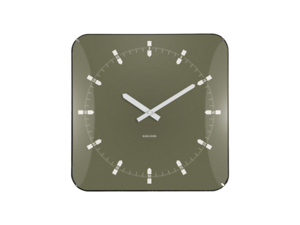 Nástenné hodiny Sucinto Dome Square Karlsson KA6085GR, 35cm Nástenné hodiny Sucinto Dome Square Karlsson KA6085GR, 35cm