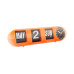 Nástenné hodiny Tube Flip Karlsson KA6032OR, 14cm Nástenné hodiny Tube Flip Karlsson KA6032OR, 14cm
