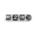 Nástenné hodiny Tube Flip Karlsson KA6032SI, 14cm Nástenné hodiny Tube Flip Karlsson KA6032SI, 14cm
