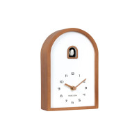 Nástenné kukučkové hodiny Curva Cuckoo Karlsson KA6126DW, 25cm
