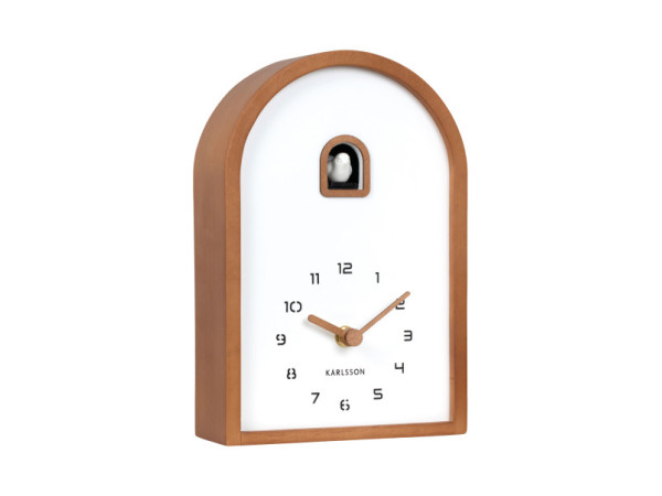 Nástenné kukučkové hodiny Curva Cuckoo Karlsson KA6126DW, 25cm Nástenné kukučkové hodiny Curva Cuckoo Karlsson KA6126DW, 25cm