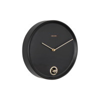 Nástenné kukučkové hodiny Esencia Cuckoo Karlsson KA6123BK, 30cm