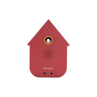 Nástenné kukučkové hodiny Modern Cuckoo Karlsson KA6095RD, 12cm