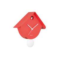Nástenné kukučkové hodiny Retro Cuckoo Karlsson KA6131RD, 26cm