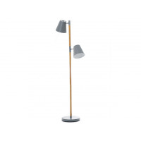 Podlahová lampa Leitmotiv Rubi 150cm, šedá farba
