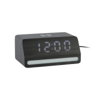 Retro budík s LED svetlom Karlsson KA6078BK, 17cm Retro budík s LED svetlom Karlsson KA6078BK, 17cm