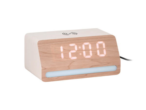 Retro budík s LED svetlom Karlsson KA6078WH, 17cm Retro budík s LED svetlom Karlsson KA6078WH, 17cm