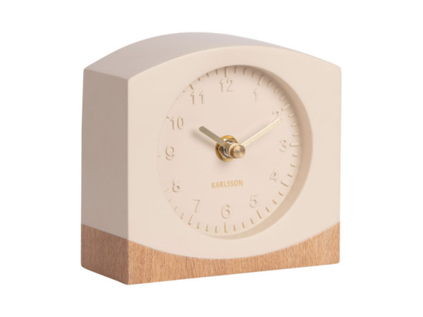 Stolové hodiny Paris Karlsson KA6167WH, 13cm Stolové hodiny Paris Karlsson KA6167WH, 13cm