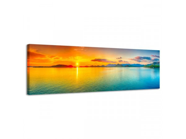 Obraz na plátne Panoráma, Sunset, 158x46cm Obraz na plátne Panoráma, Sunset, 158x46cm