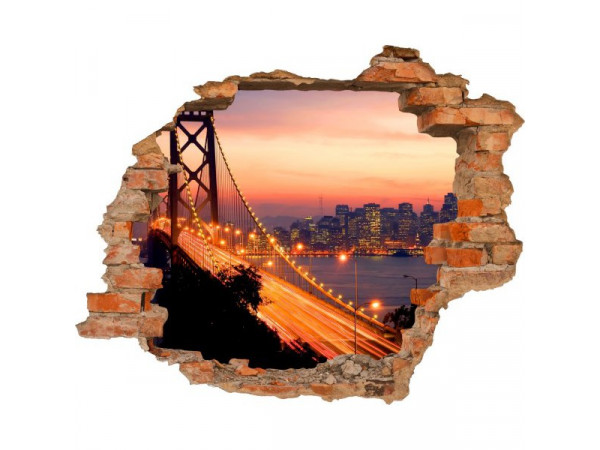 3D fototapeta, Most, 125 x100cm 3D fototapeta, Most, 125 x100cm