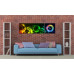 2-dielny obraz s hodinami, Rainbow, 158x46cm 2-dielny obraz s hodinami, Rainbow, 158x46cm
